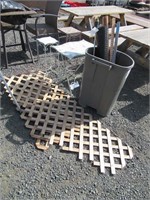 Assorted Outdoor Tables & Miscellaneous