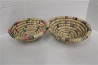 Hand Made Mulity Color Baskets 12"