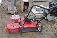 22" Murray Push Mower & Gas Cans