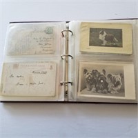 VINTAGE POST CARDS WITH ALBUM