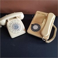 VTG ROTARY PHONES 2 PIECES