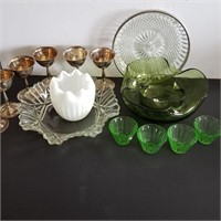 VINTAGE GLASS LOT AND MORE