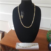 VTG JAPAN BAROQUE PEARLS SET OF 3 PCS