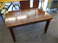 Dining Table w/ Leaf - Scratches, dent on corner