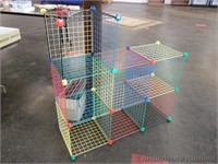 Multi-Colored Wire Rack System