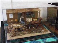 Saloon, Horse & Buggy Wild West Diorama