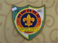 1946 Boy Scout Membership Award on Board