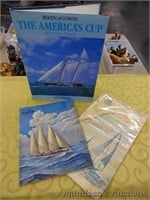 Americas Cup & Sailing Books + Nautical Chart