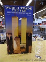 World Trade Center Coffee Table Book + Glass Art