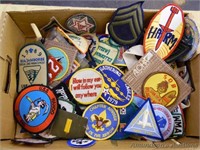 Various Vintage Patches, Scouts, Military, etc.