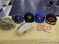 Various Navy Hats & Vietnam Service Books