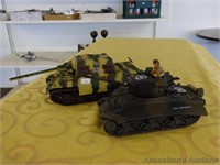 Pair of Tanks, Sherman Tank