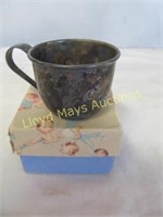 WEB Sterling Silver Baby Cup In Original Box