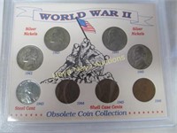 Coins of WW II US Coin Set