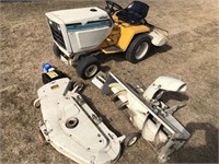 1987 Cub Cadet Mower with attachments