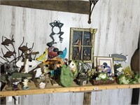 Entire shelf of Wildlife decor items