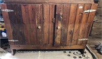 Primitive cabinet with two doors