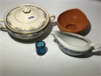 Lot of misc antique items including McCoy