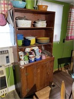 Vintage Pine Kitchen Cupboard