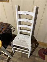Painted Ladder Bask Chair