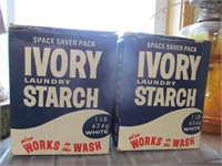 2 - 1LB IVORY STARCH BOXES
