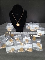 17 New John Wind Maximal Art Gold Necklace's