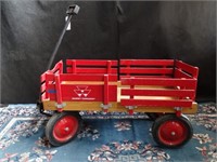 Massey Ferguson wooden pull type childs wagon