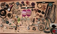 Large lot of costume and fashion jewelry