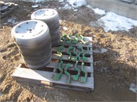 10 gauge Wheels w/brackets For JD 1770 Planter