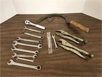 Miscellaneous wrenches and vice grips