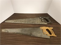 2 hand saws