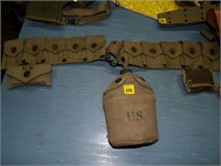 U.S. Military Belt w/Canteen
