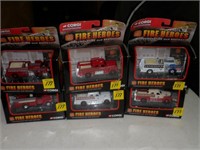 6-Corgi Fire Vehicles