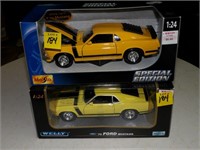 2-1970 Mustangs--1.24th Scale