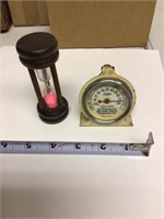 Thermometer & timer antique