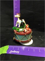 Christmas toys features rocking horse