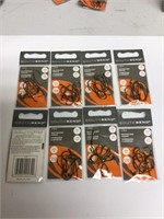 8 pks of South Bend J782 bait holder hooks 10 each