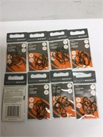 8 pks of South Bend J782 bait holder hooks 10 each