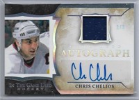 Chris Chelios Autograph Jersey card #d 2/2