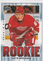 Justin Abdelkader 2008-09 MVP Hockey Rookie card