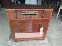 Circa 1940's Radio with Record Player