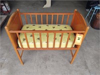 Vintage Crib with Mattress