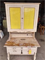 Vintage Kitchen Cabinet with 2 Drawers