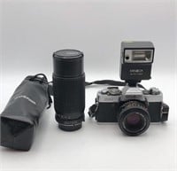 Minolta XG1 Camera, Osawa Lens etc