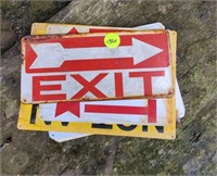 EXIT AND DANGER SIGNS