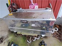 LARGE TOOL BOX WITH DIESEL TANK/ PUMP