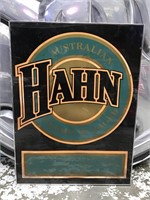 Original Hahn Beer Sign