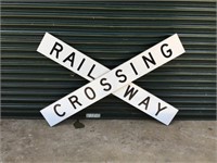 Railway Alluminium Crossing Sign