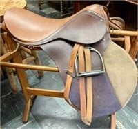 Vintage English Jumping Saddle