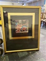 Framed & Matted Abstracts (x3) - signed